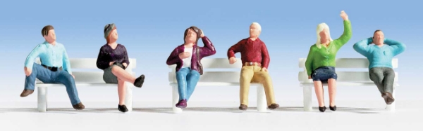 Picture of HO Scale - Seated People Set 3