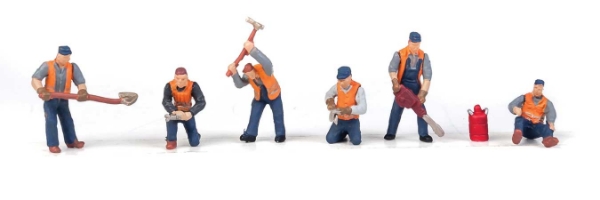 Picture of HO Scale - Railroad Track Workers Set 1