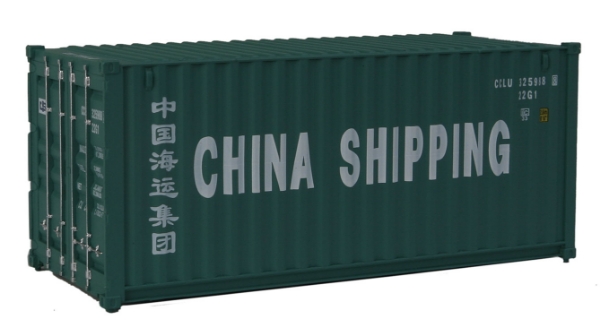 Picture of HO Scale - 20' Fully Corrugated Container - China Shipping