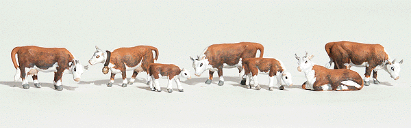 Picture of HO Scale - Hereford Cows