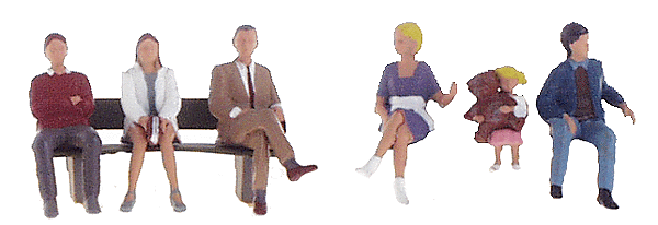 Picture of HO Scale - Bus Stop People