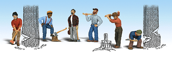 Picture of HO Scale - Lumberjacks