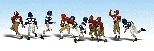 Picture of HO Scale - Youth Football Players