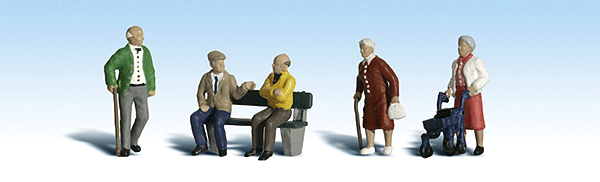 Picture of HO Scale - Senior Citizens