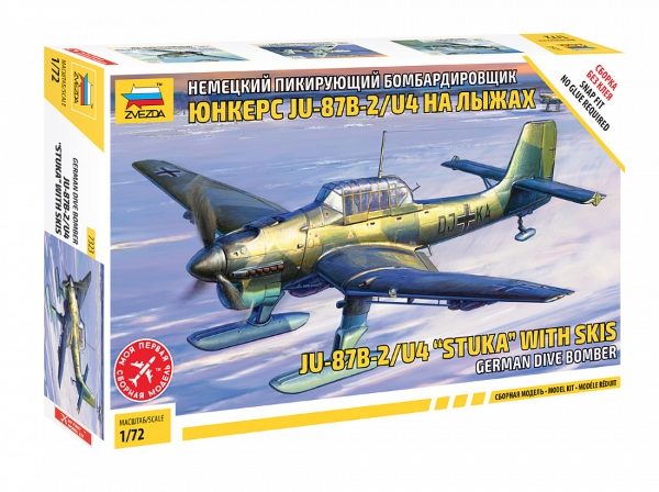 Picture of 1:72 Scale - Ju-87B-2/U4 "Stuka" With Skis - German Dive Bomber