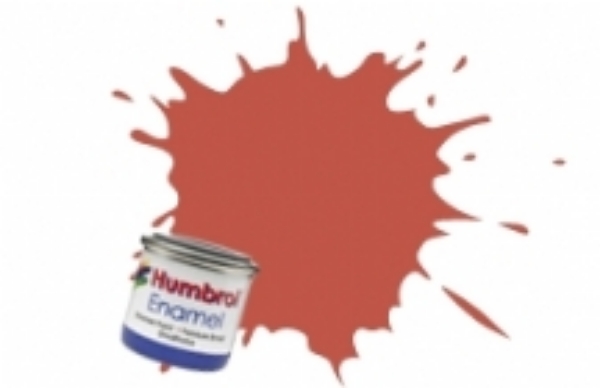 Picture of 14ml Matt Red Brown Enamel Paint