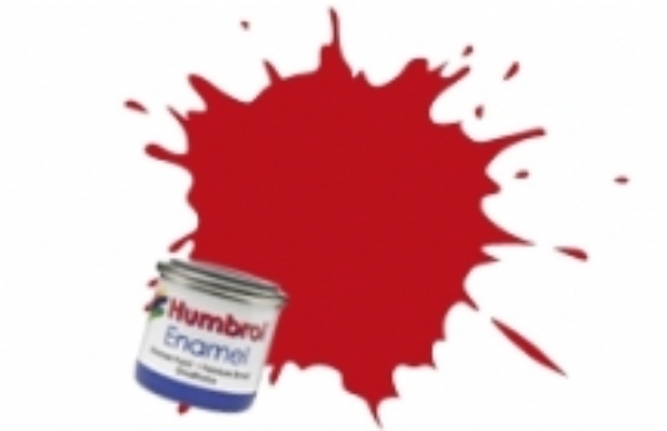 Picture of 14ml Matt Scarlett Enamel Paint