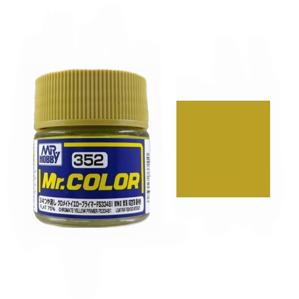 Picture of Mr Color - Flat 75% Chromate Yellow Primer FS33461