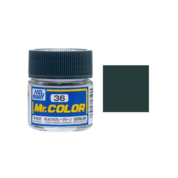 Picture of Mr Color - Semi Gloss RLM74 Gray Green