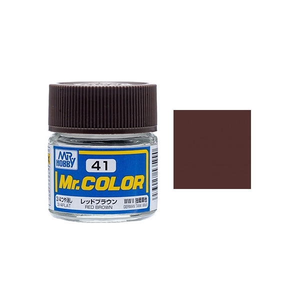 Picture of Mr Color - 3/4 Flat Red Brown