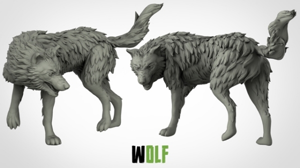 Picture of 1:72 Scale - Wolf (5 Pack)