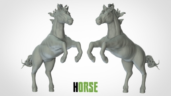 Picture of Horse - New Pose 1 (Suitable for 32mm Scale)