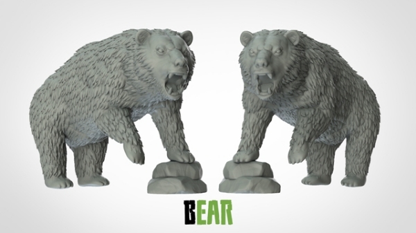 Picture of 1:72 Scale - Bear - New Pose 1 (2 Pack)