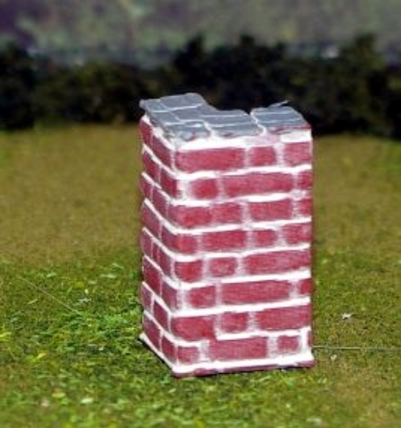 Picture of 1:72 Scale - Church Wall Corner (4 Pack)