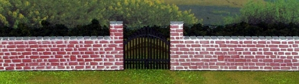 Picture of 1:72 Scale - Church Wall Gate