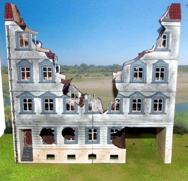 Picture of 1:72 Scale - Berlin House Destroyed House 1