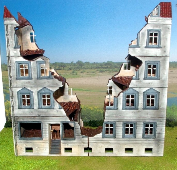 Picture of 1:72 Scale - Berlin Houses - Destroyed House 2