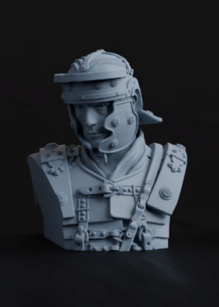 Picture of 1:8 Scale - Legionary Head Bust