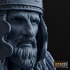 Picture of 1:8 Scale - Gallic Chief Head Bust Including Plinth