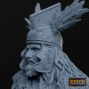 Picture of 1:6 Scale - Gallic Chief Shoulder Bust Including Plinth