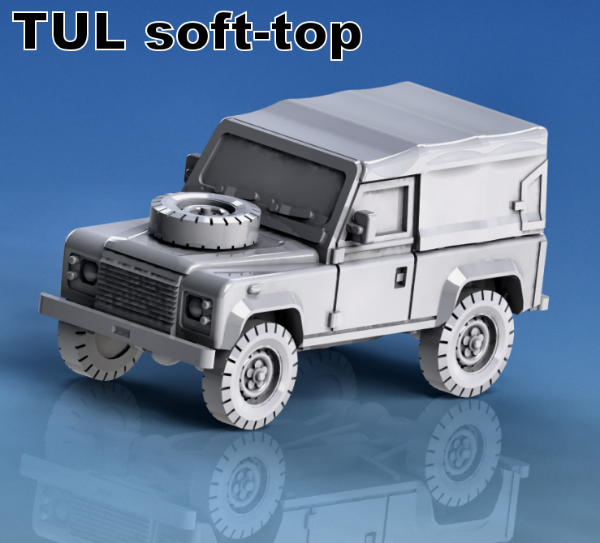 Picture of 1:100 Scale - Landrover 90 TUL Soft Top