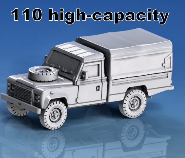 Picture of 1:100 Scale - Landrover 110 High Capacity - Civilian Closed