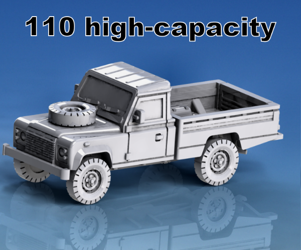 Picture of 1:100 Scale - Landrover 110 High Capacity - Civilian