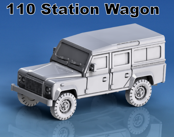 Picture of 1:100 Scale - Land Rover 110 Station Wagon