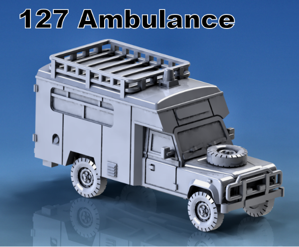 Picture of 1:100 Scale - Land Rover 127 Ambulance