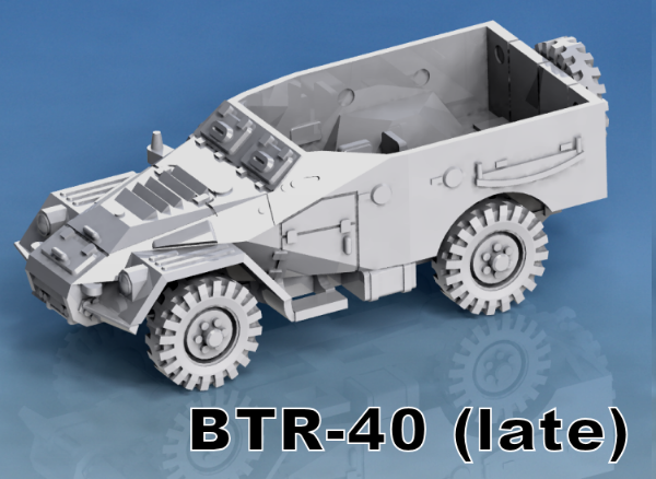 Picture of 1:100 Scale - BTR40 - Late Spare Wheel