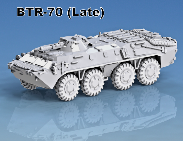 Picture of 1:87 Scale - BTR-70 - Late Turret Smoke