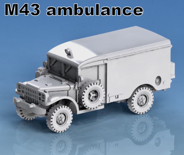 Picture of 1:87 Scale - Dodge M43 - Ambulance