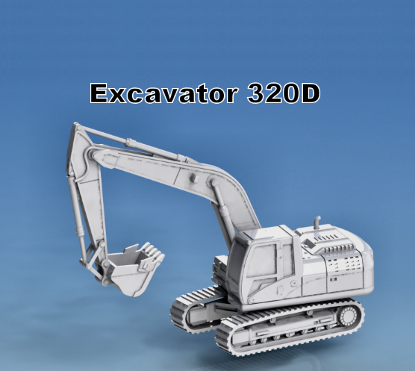 Picture of 1:100 Scale - Excavator 320D - Arm Open