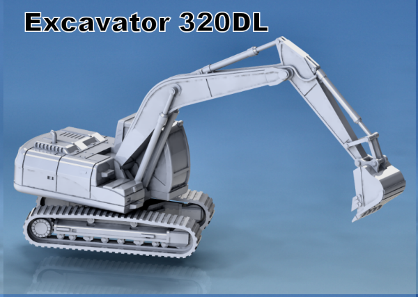 Picture of 1:72 Scale - Excavator 320DL - Arm Extended