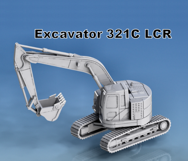 Picture of 1:100 Scale - Excavator 321C - Arm Open
