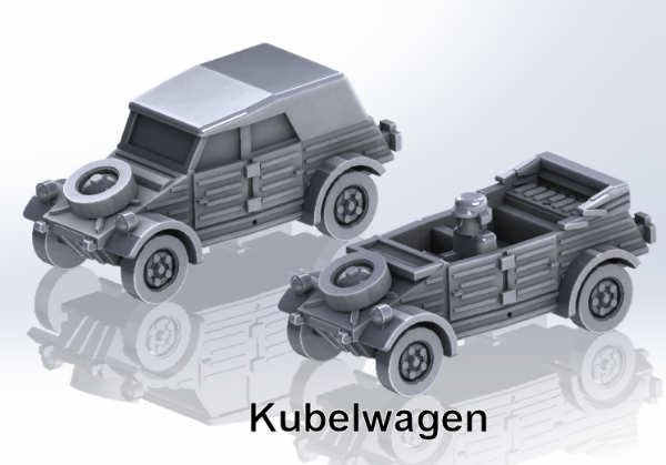 Picture of 1:100 Scale - Kubelwagen - Closed