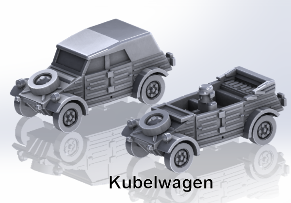 Picture of 1:100 Scale - Kubelwagen - Open