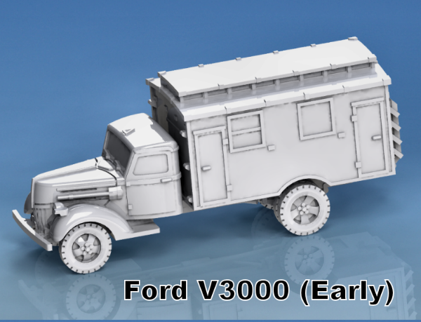 Picture of 1:100 Scale - Ford V3000 - Early Ambulance