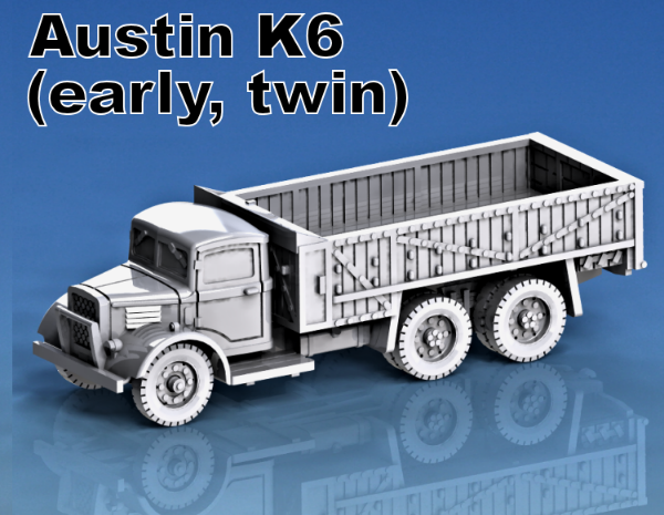 Picture of 1:72 Scale - Austin K6 - Early, Twin Wheel