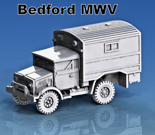 Picture of 1:87 Scale - Bedford MWV - Late