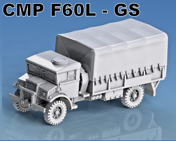 Picture of 1:100 Scale - CMP F60L-GS 3t Truck - Late Closed