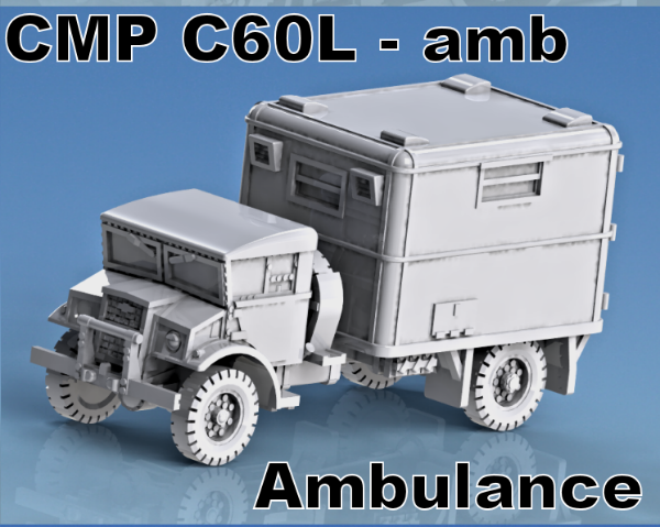 Picture of 1:87 Scale - CMP C60L-AMB Ambulance - Late