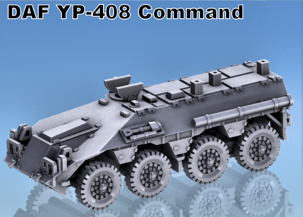 Picture of 1:100 Scale - DAF YP408 Command- Commander Hatch Open