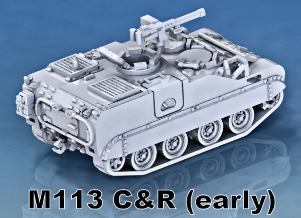 Picture of 1:100 Scale - M113CR - Early - Cupola Open - 50cal MG