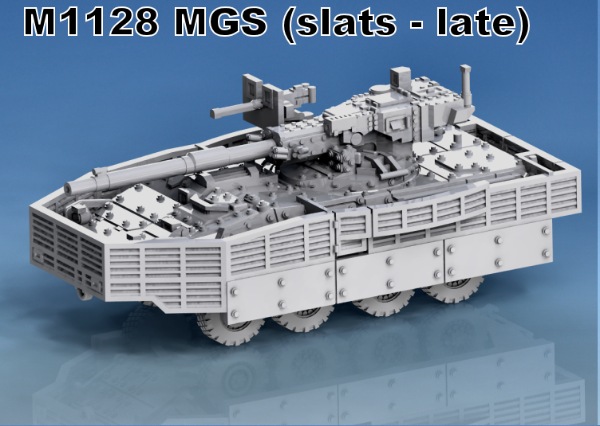Picture of 1:72 Scale - M1128 Stryker mgs - Slats Solid Skirt