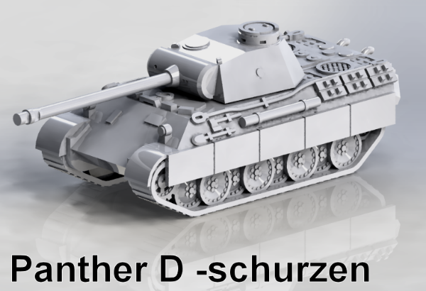 Picture of 1:100 Scale - Panther D - Schurzen