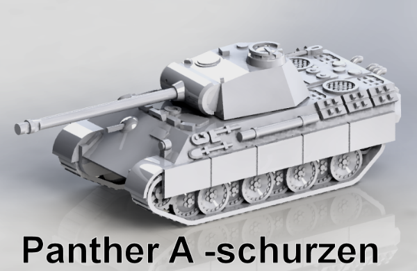 Picture of 1:100 Scale - Panther A - Schurzen