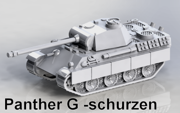 Picture of 1:100 Scale - Panther G - Schurzen