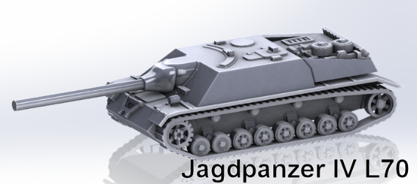 Picture of 1:100 Scale - Jagdpanzer IV L70 - Open Idler