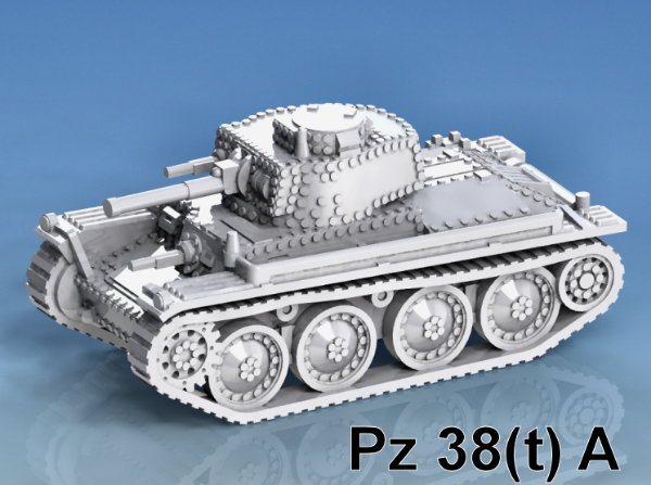 Picture of 1:100 Scale- Pzkpfw 38(t) Ausf A